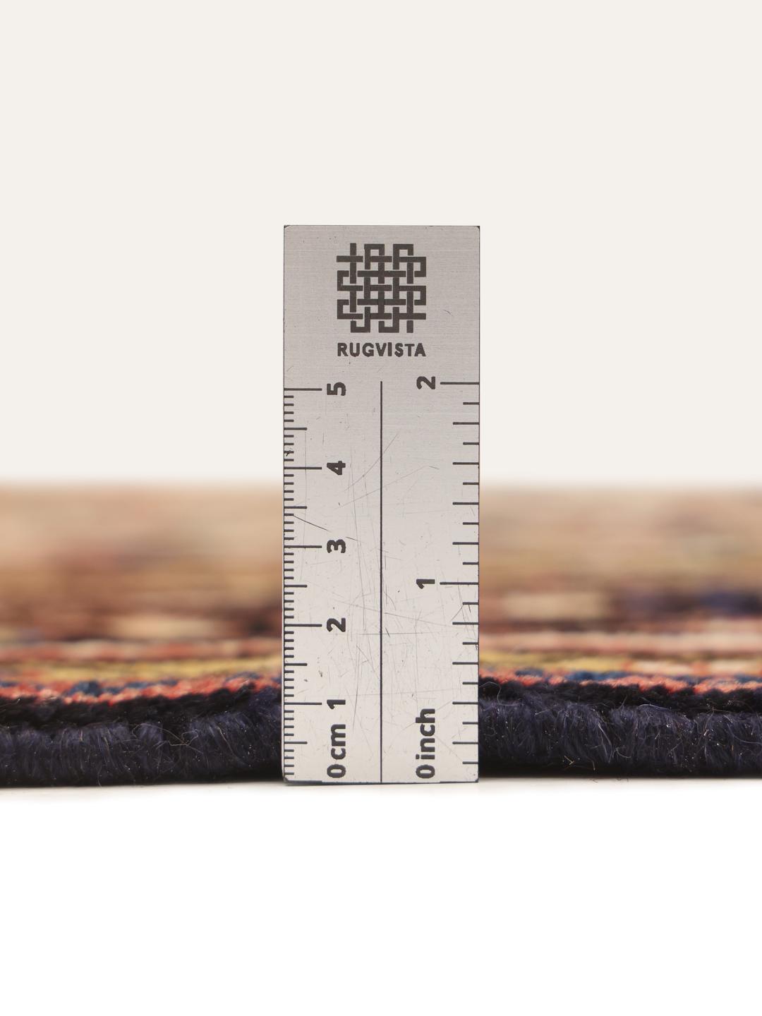 Tapis Lillian noué main du Moyen-Orient en multicolore