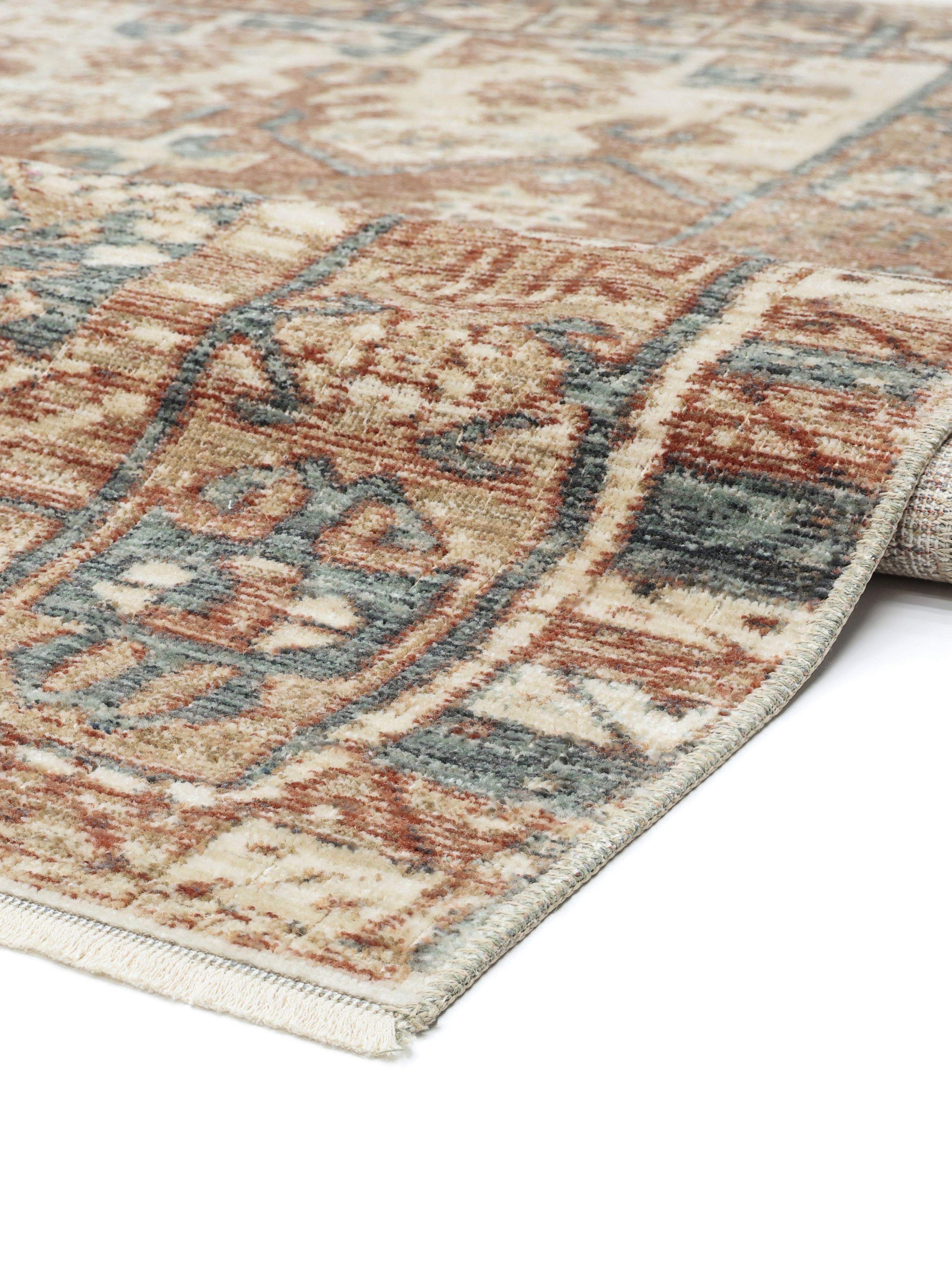 Rugvista core - Iramis - ラストレッド / グリーン 160 x 230