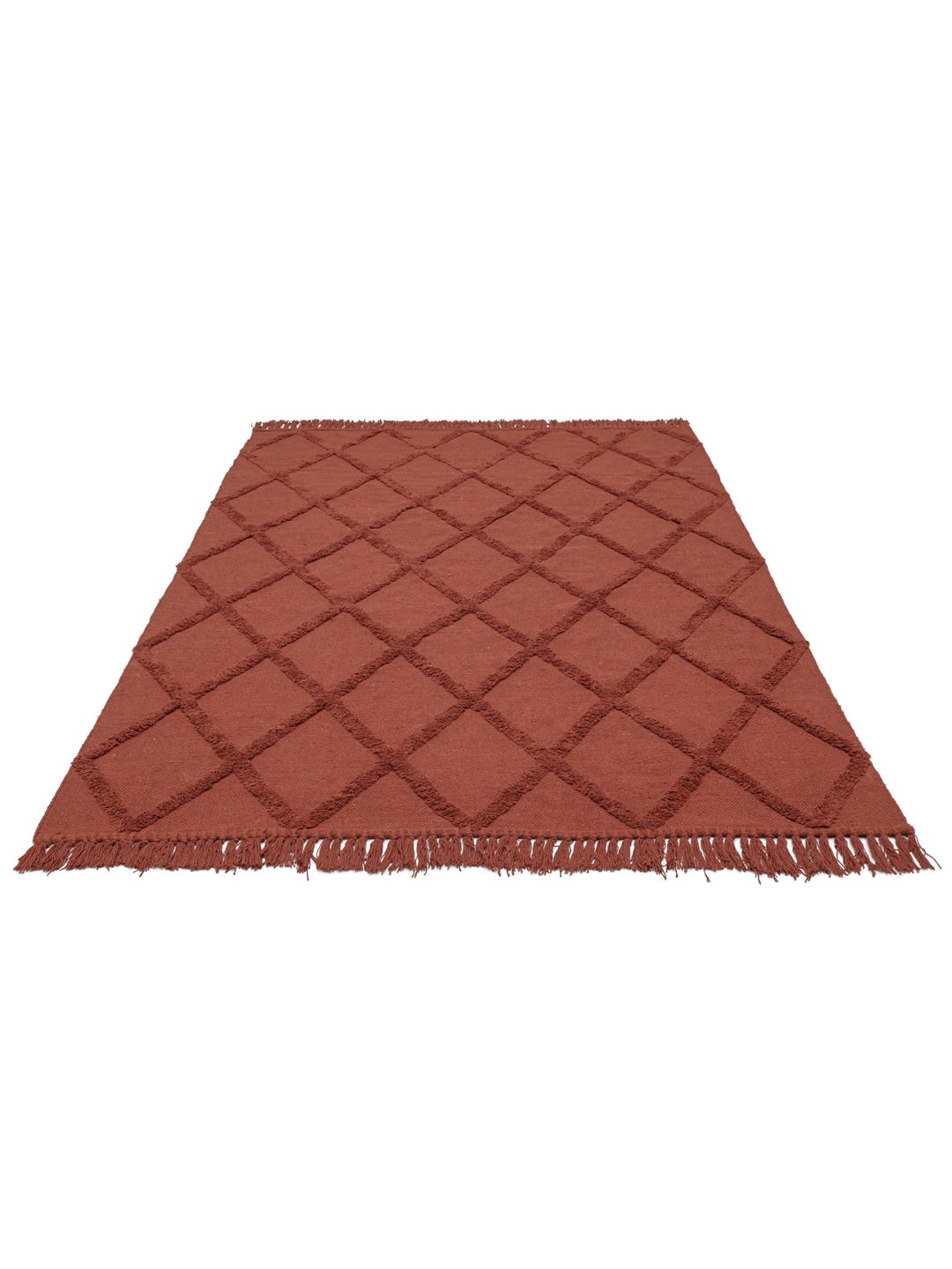 donkerrood vloerkleed