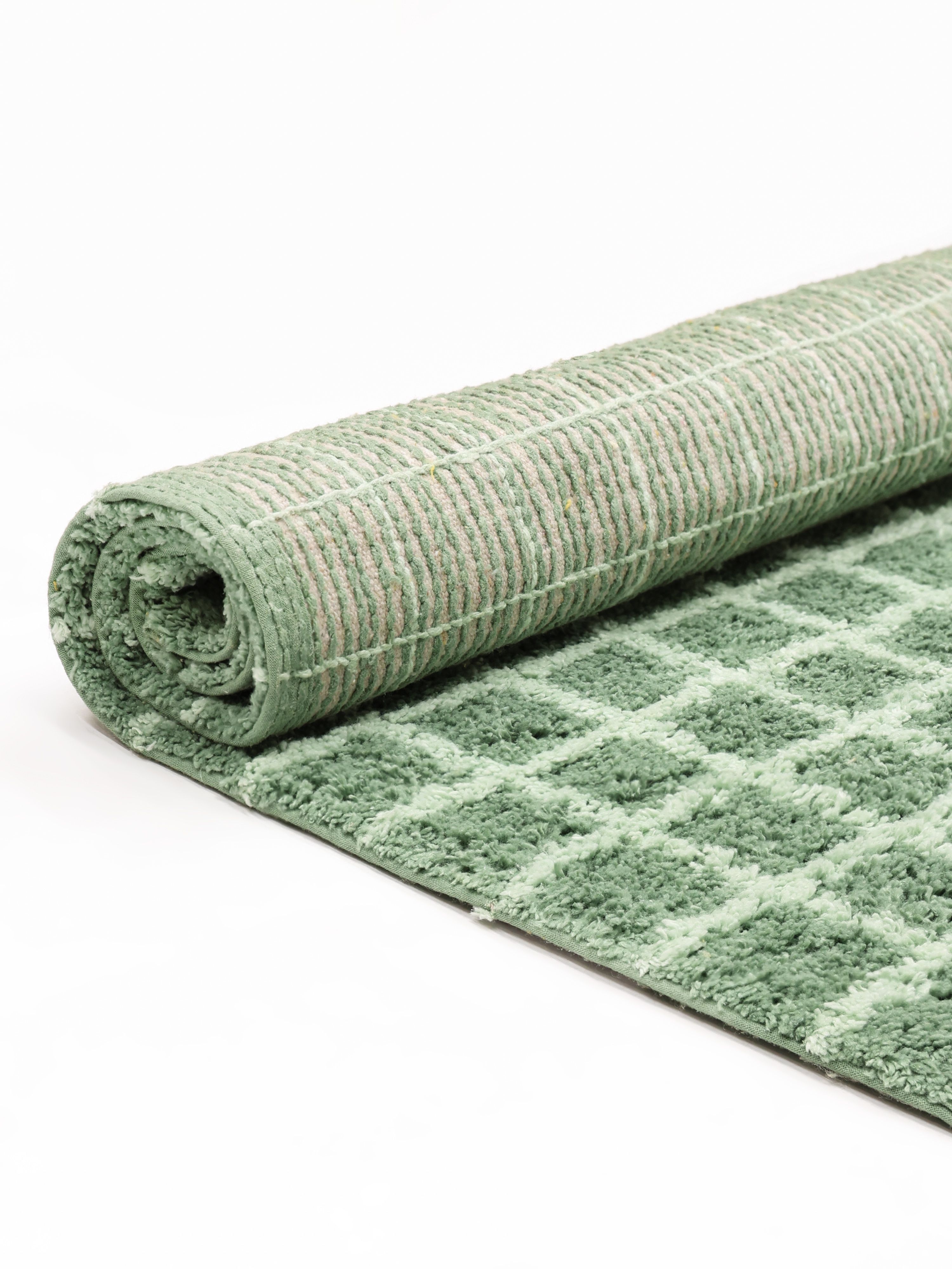 Rugvista core - Linn - Verde / Verde Mentă 60 x 90 cm Covor De