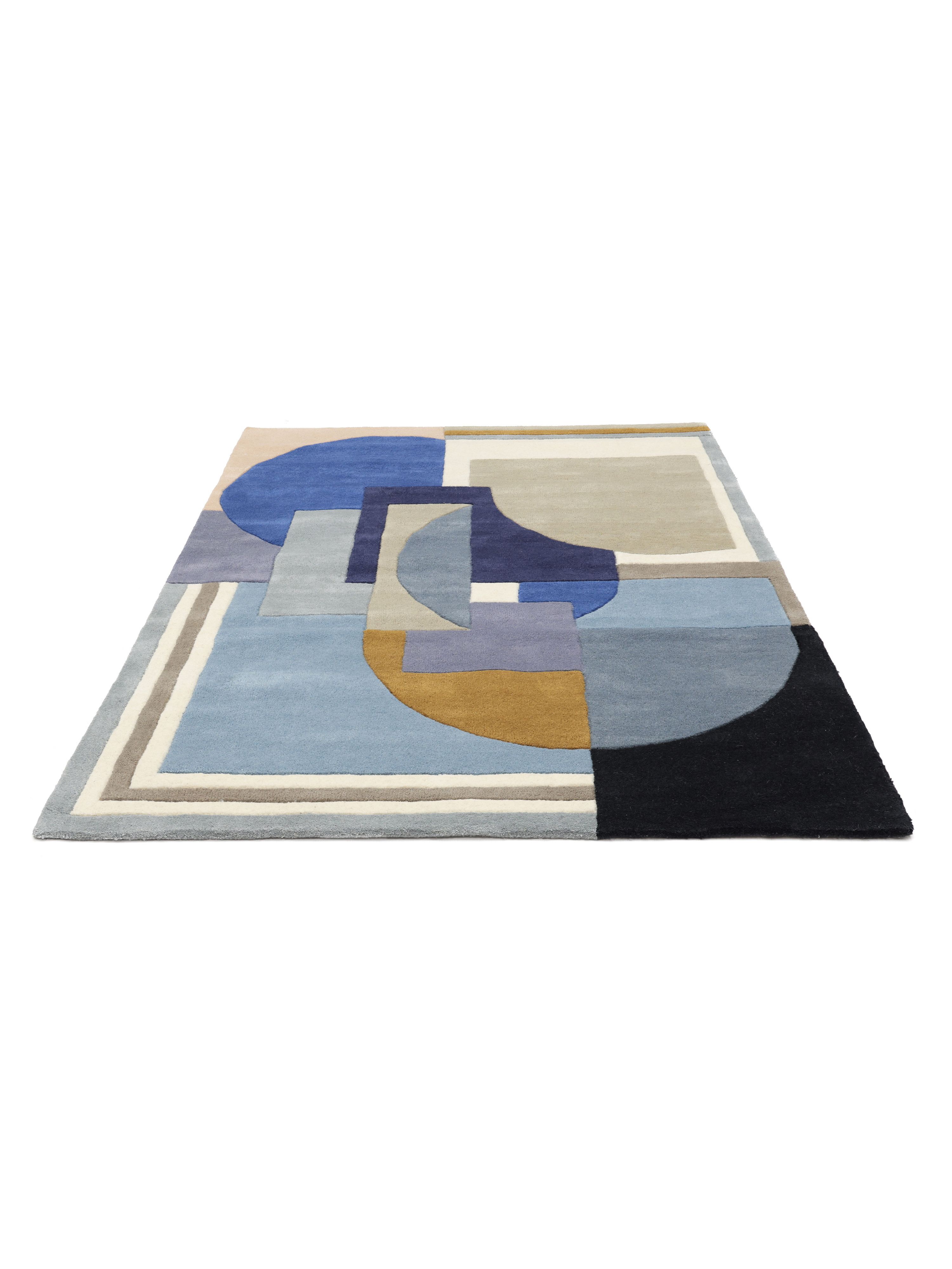 Rugvista premium - Arty - Blue 160 x 230 cm Wool Rug - Rugvista