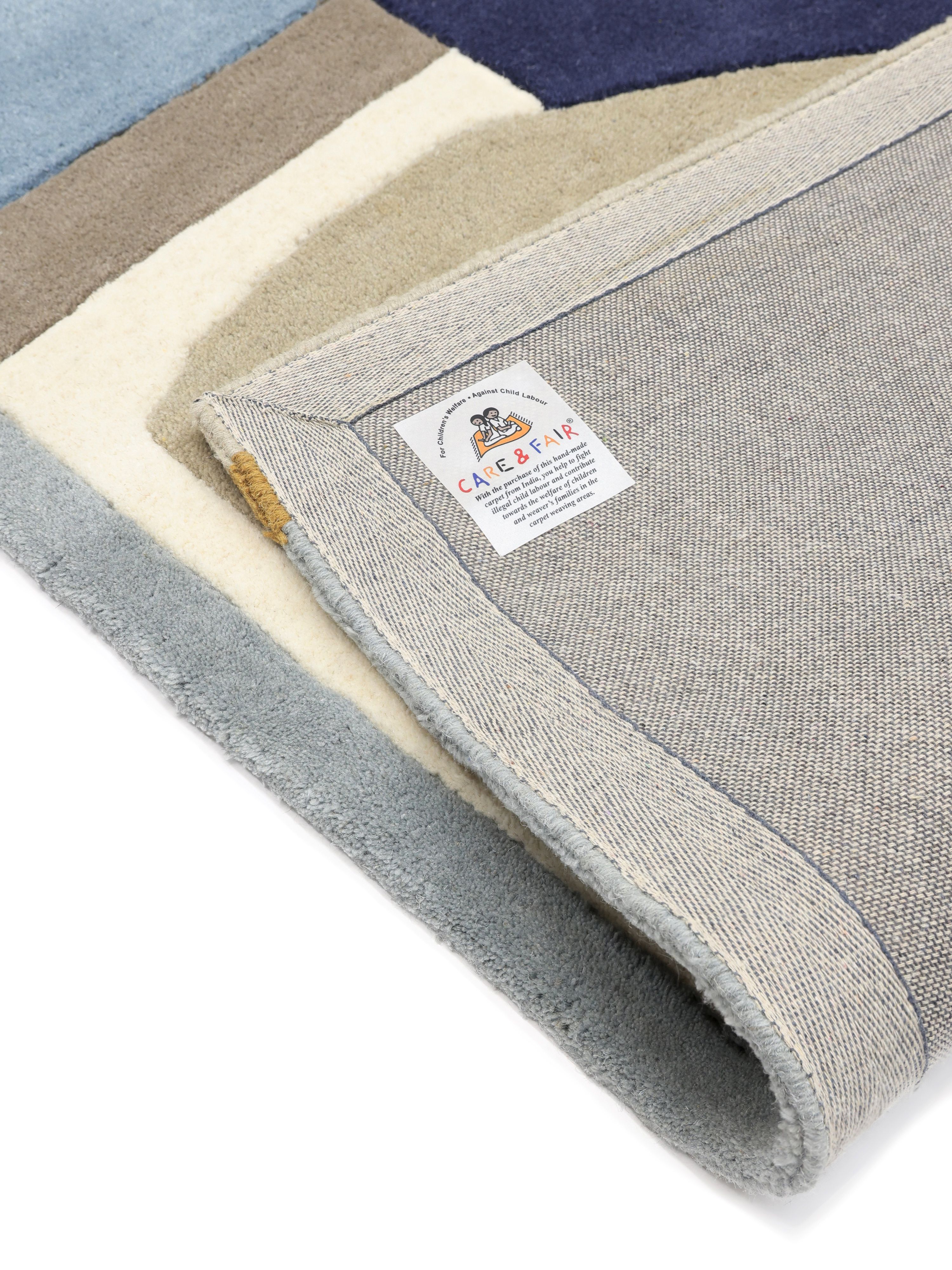 Rugvista premium - Arty - Blue 160 x 230 cm Wool Rug - Rugvista