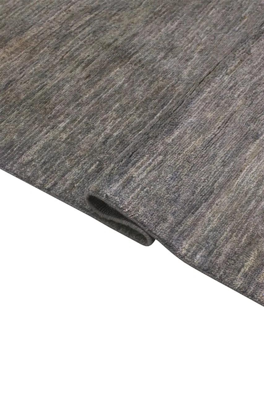 Handgeknoopt Gabbeh Modern vloerkleed uit Afghanistan in grijstinten