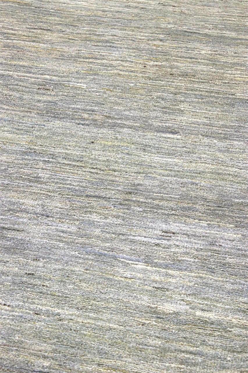 Tapis Gabbeh Modern noué à la main, originaire d'Afghanistan, en gris