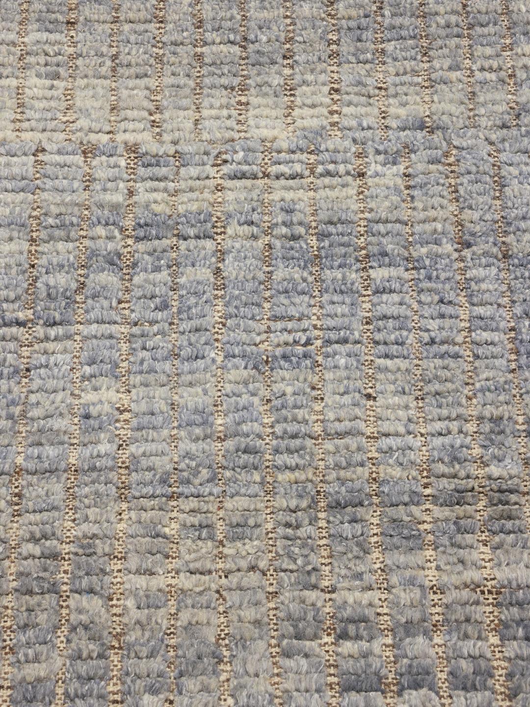 Berber Style hand-knotted rug from Afghanistan in grey tones