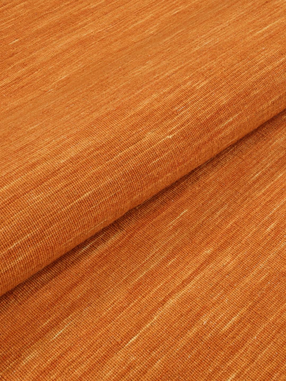 Ombré Deken Oranje Wit Biologisch Katoen Deken Ombré Ibena Jacq. Salerno Met GOTS 140 X 200 Cm Kleur Oranje/wolwit Ibena Salerno Katoenen Deken