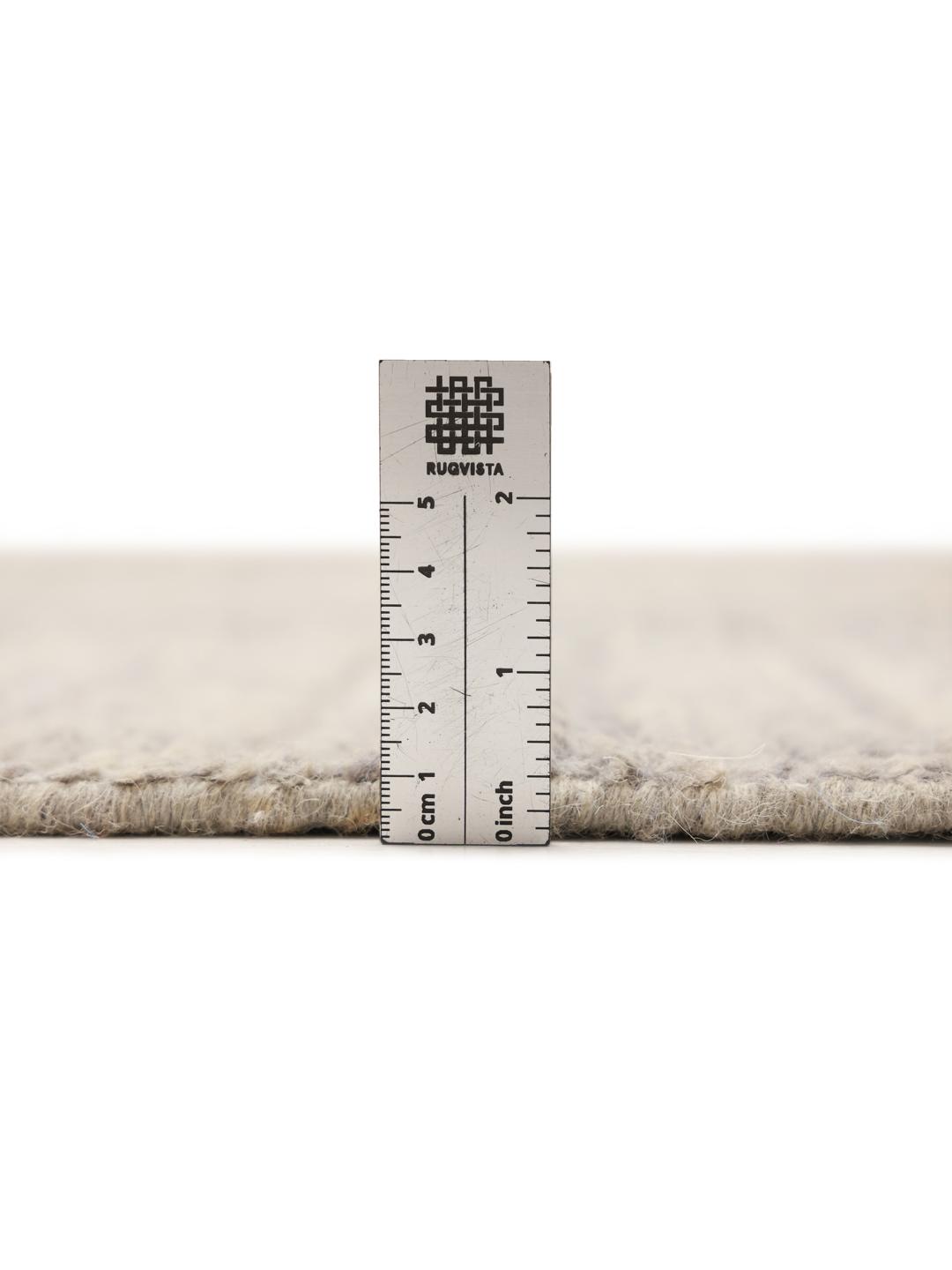 Hand-knotted Afghan rug with neutral geometric patterns in shades of grey
