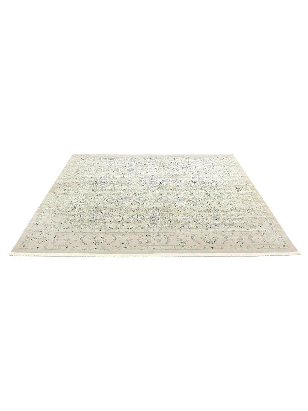 vierkant tapijt in crème beige
