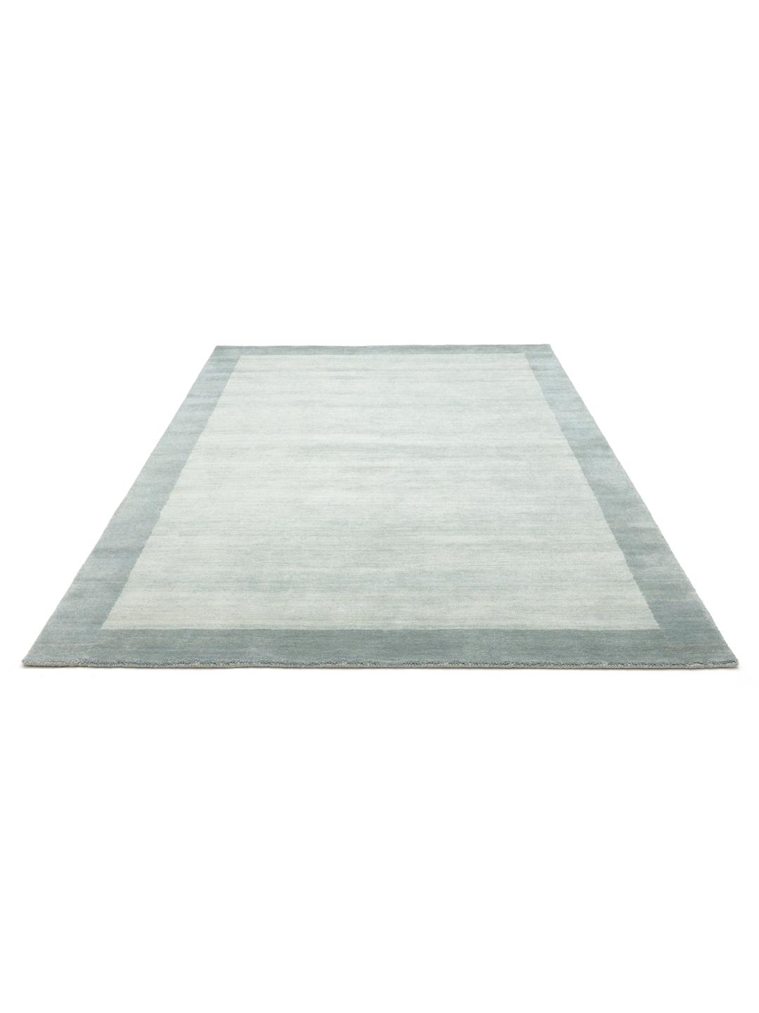 Rugvista premium - Handloom Frame - Dusty Blue 200 x 300 cm Wool Rug ...