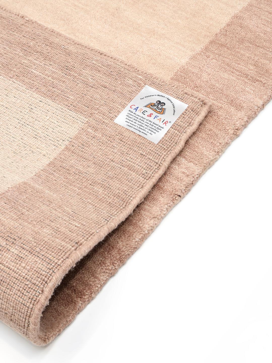 RugVista Larache, Tapis, Modernes, 160 x 230 cm, Rectangulaire, Poil Moyen, Nettoyage à Sec Seulement, Oeko_tex_100, Blanc crème/Noir