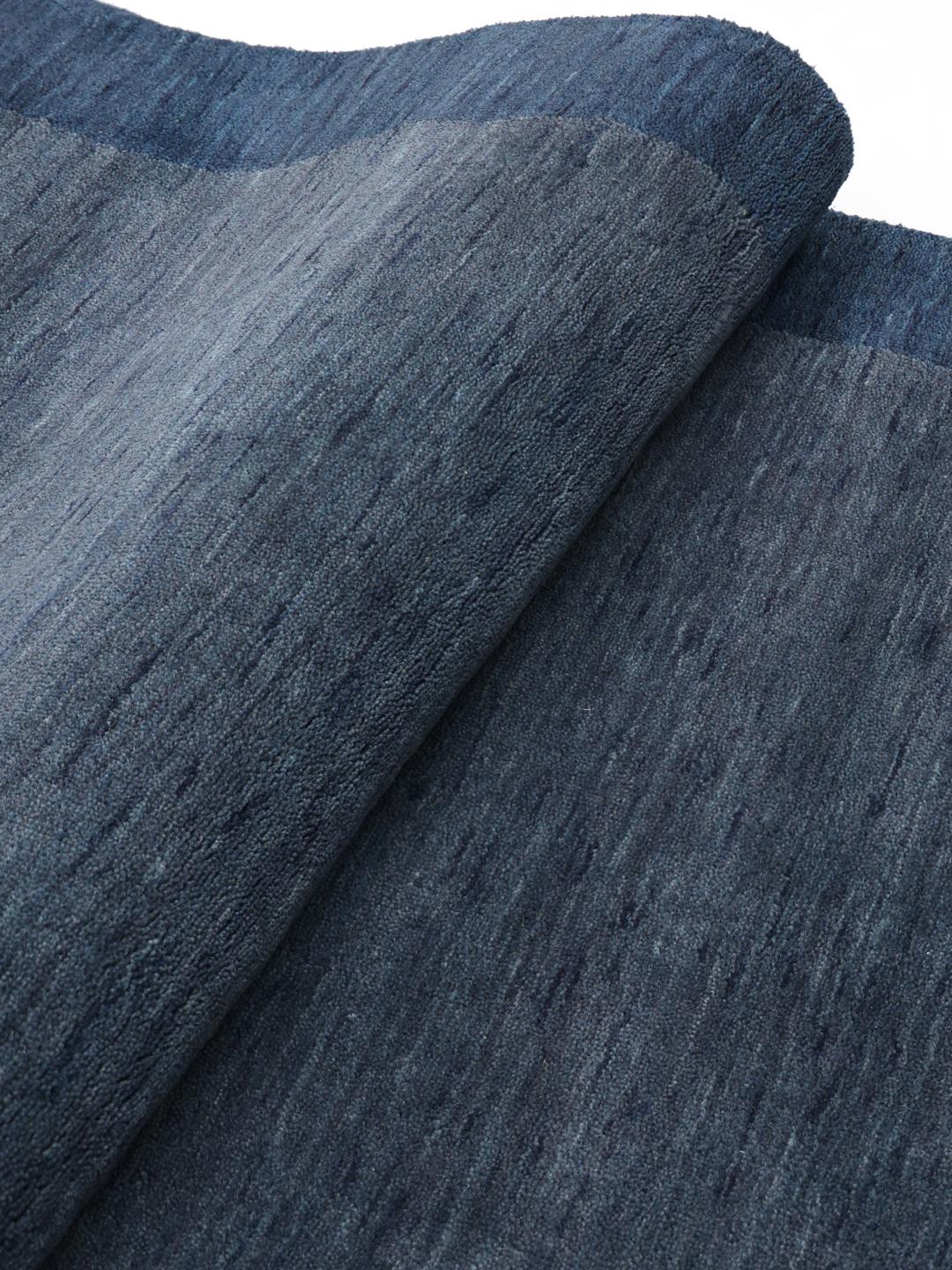 Rugvista premium - Handloom Frame - Dark Blue 200 x 300 cm Wool Rug ...