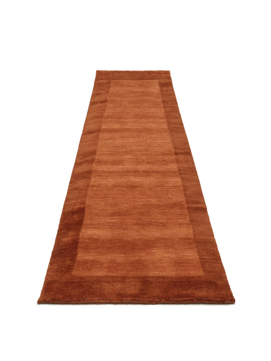 Handloom Frame loper in roestrood