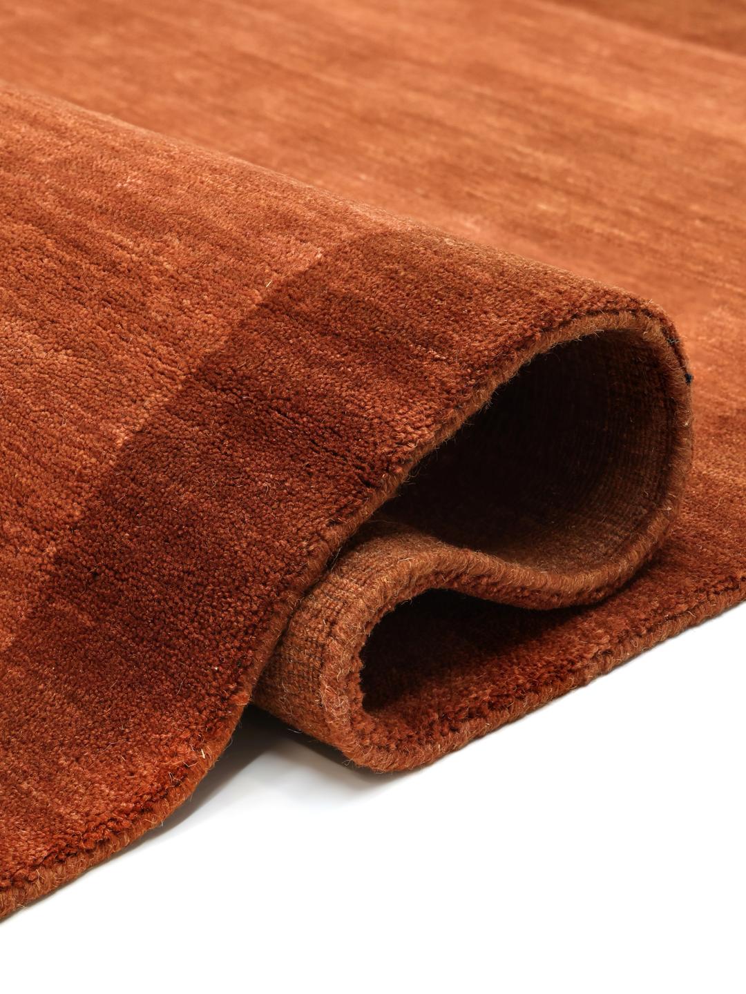 Handloom Frame loper in roestrood