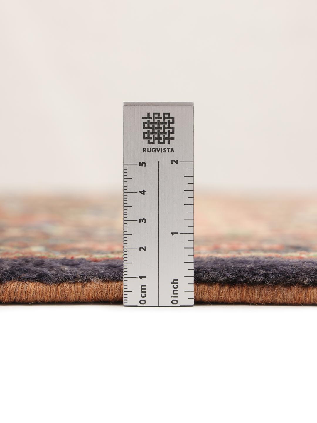 Handgeknoopt Bidjar-tapijt met bloemmotieven in multicolor