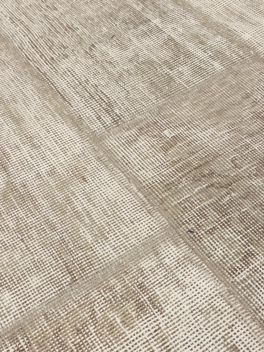 Håndlavet patchwork-tæppe fra Mellemøsten i beige nuancer
