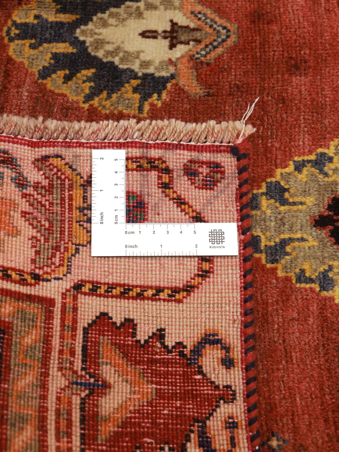 Hand-knotted Ghashghai rug from the Middle East in multicolor wool