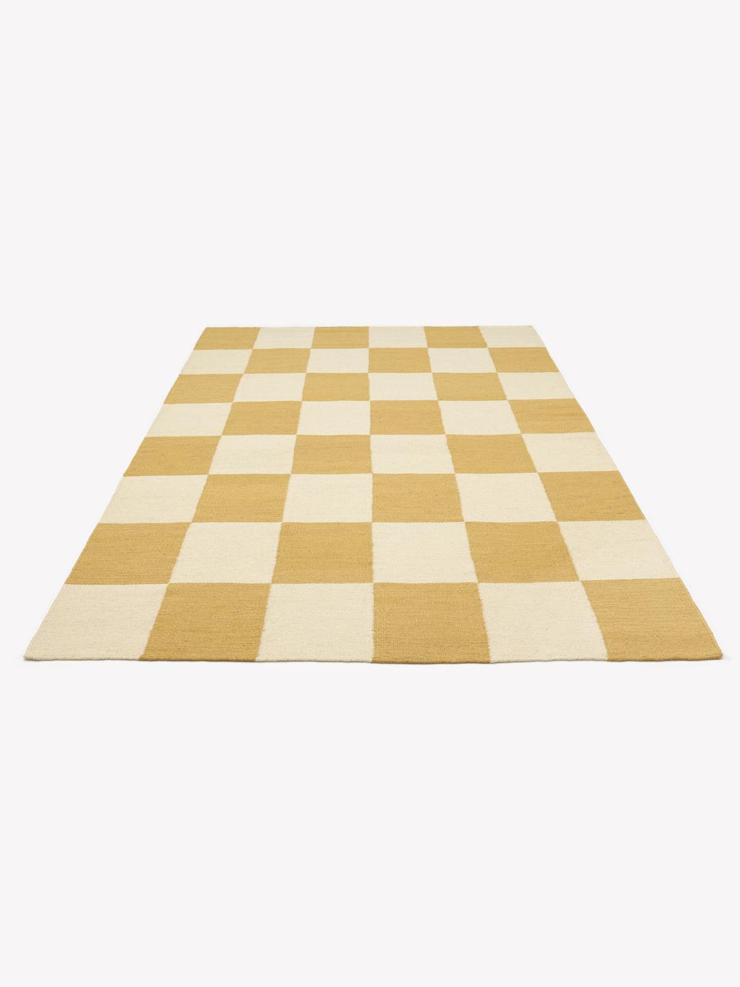 Geel vloerkleed