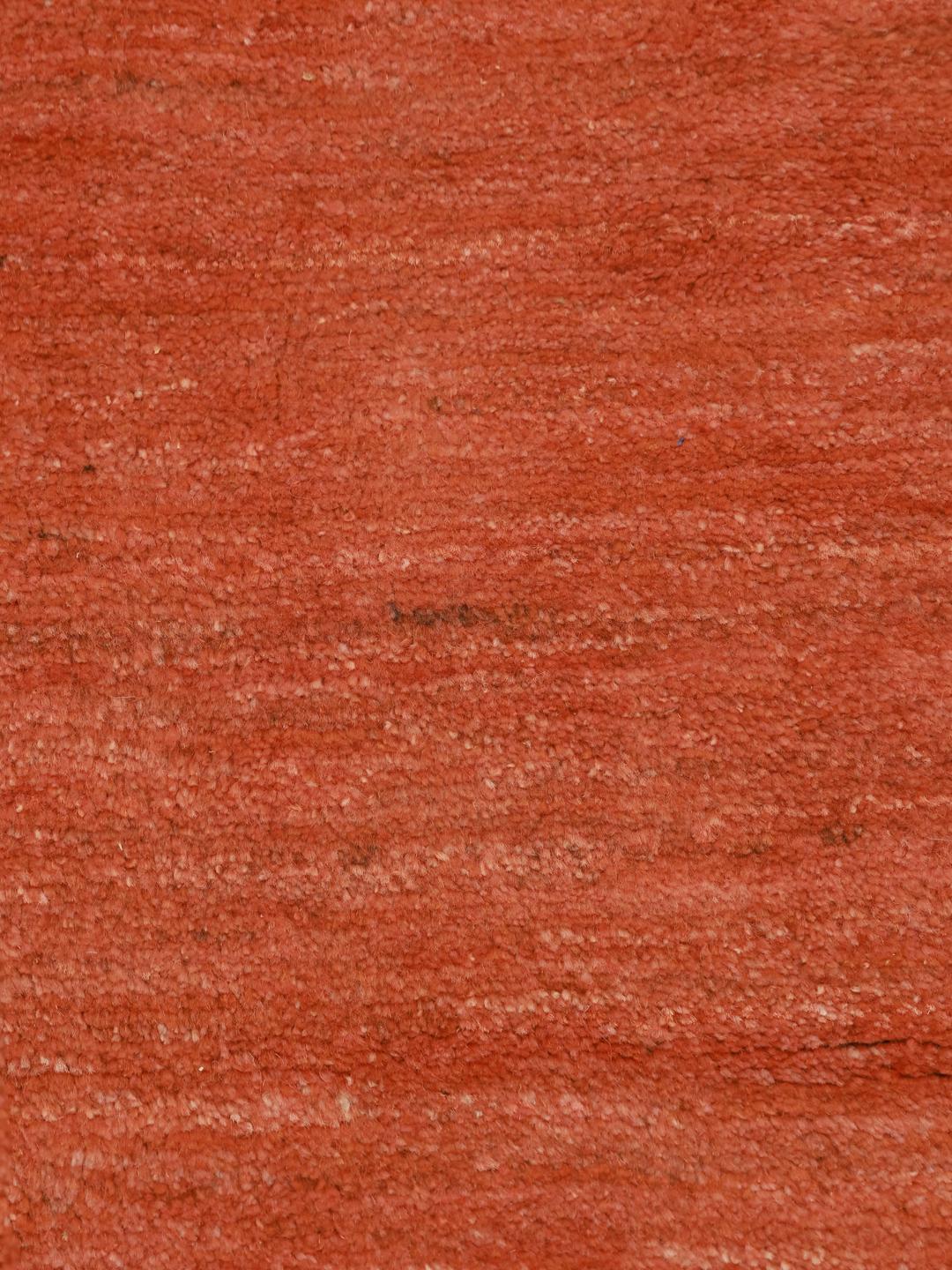 Handgeknoopt oranje Gabbeh-tapijt uit het Midden-Oosten