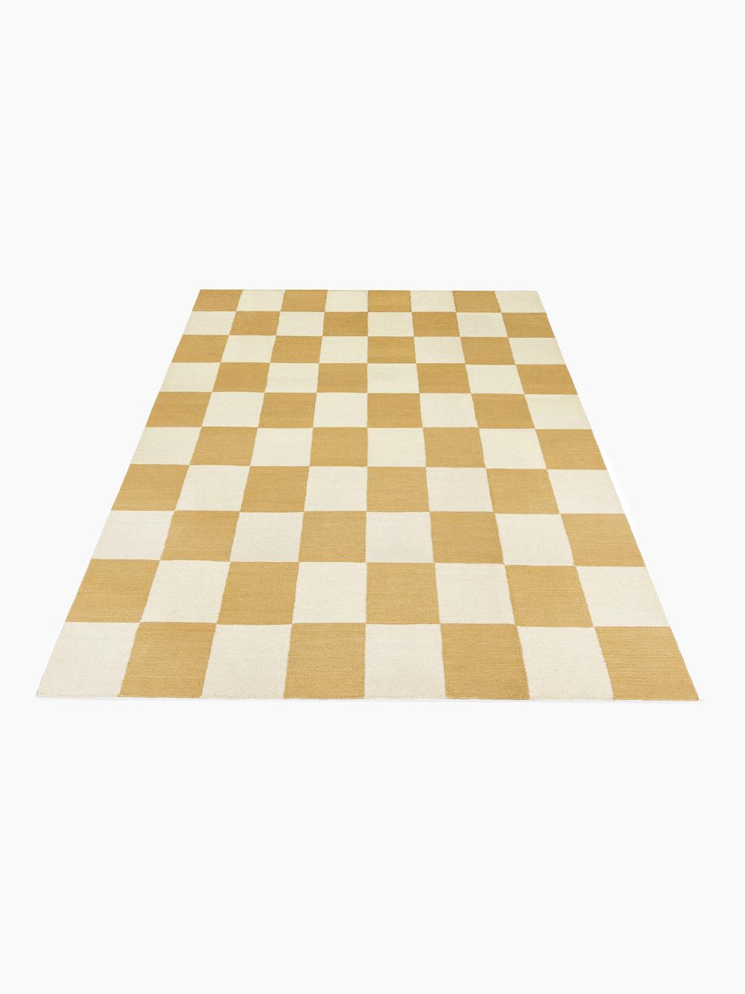 Geel vloerkleed