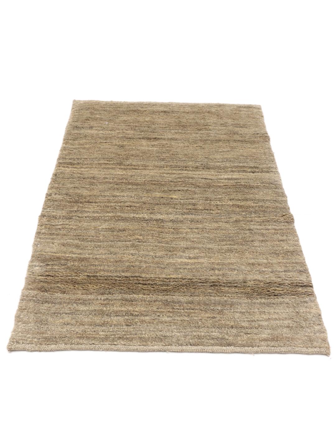 Handmade Gabbeh rug from the Middle East in beige tones