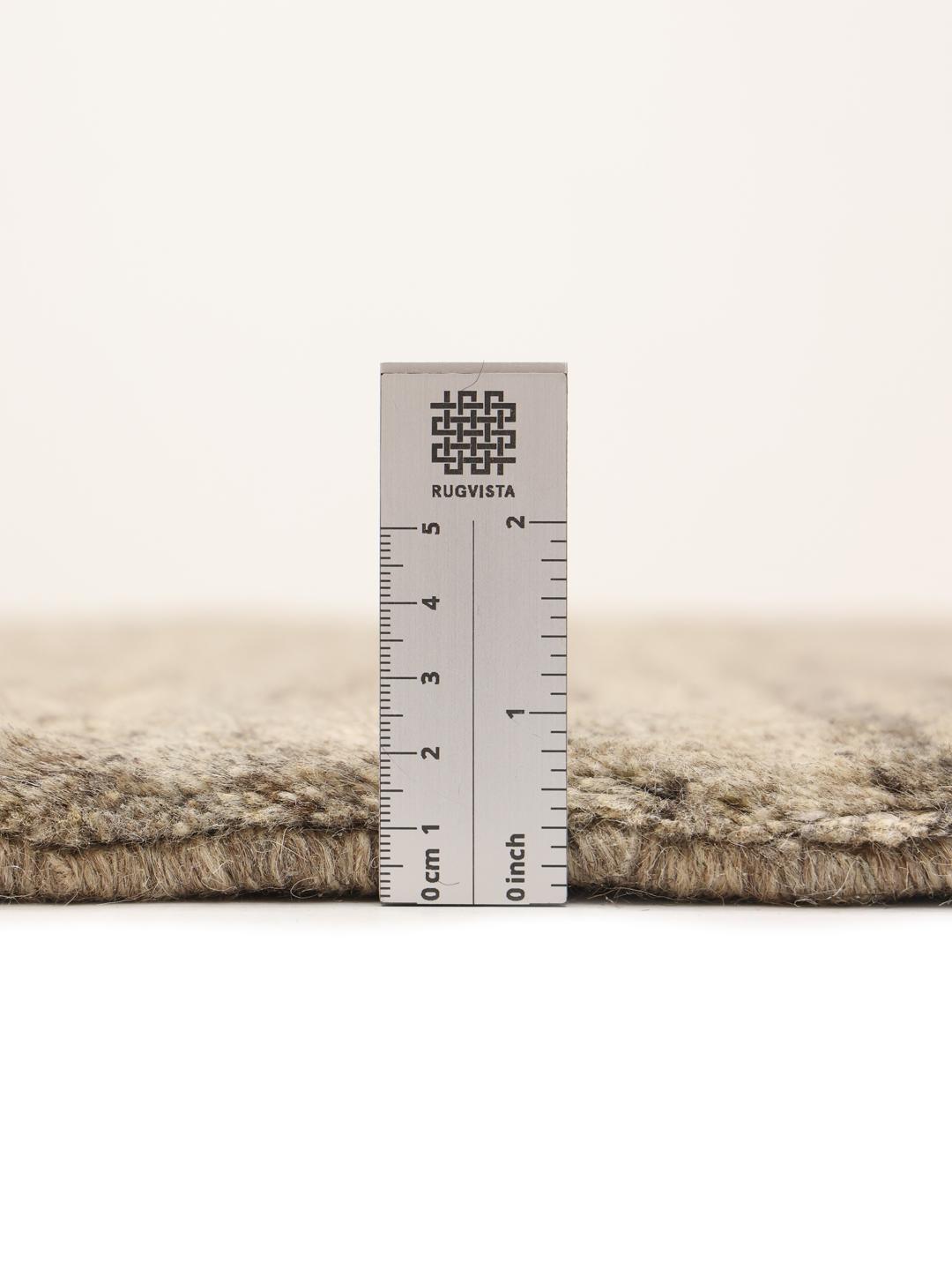 Handmade Gabbeh rug from the Middle East in beige tones