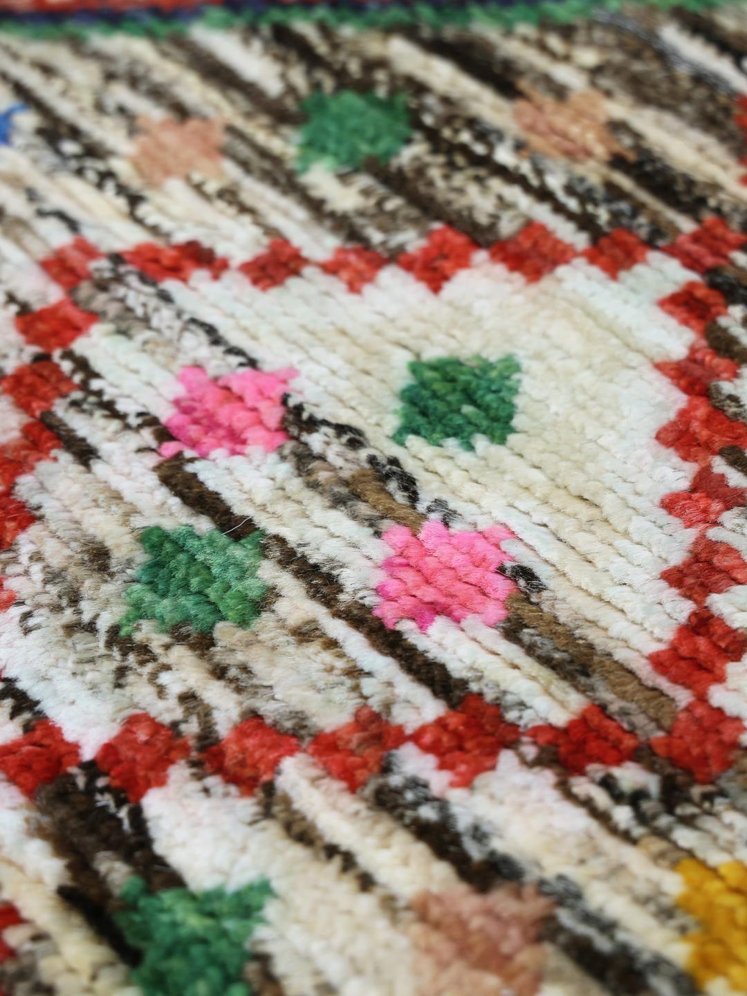 Met de hand geknoopt kleurrijk Berber-tapijt uit Afghanistan