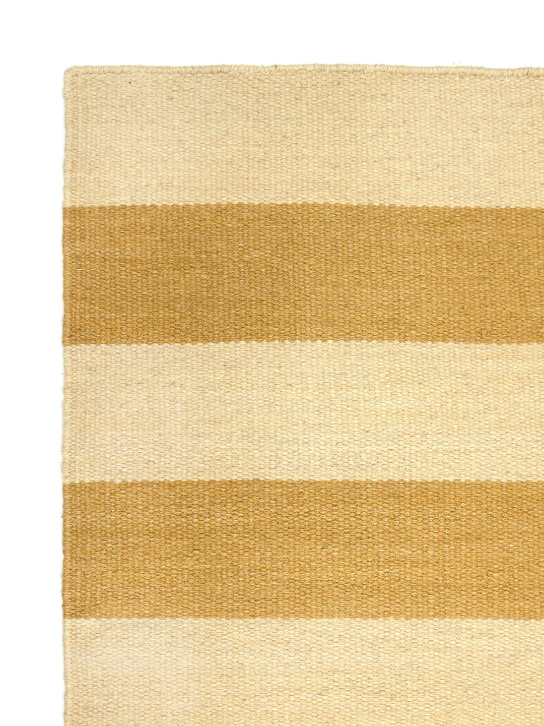Classic Stripe gul gångmatta - Rugvista