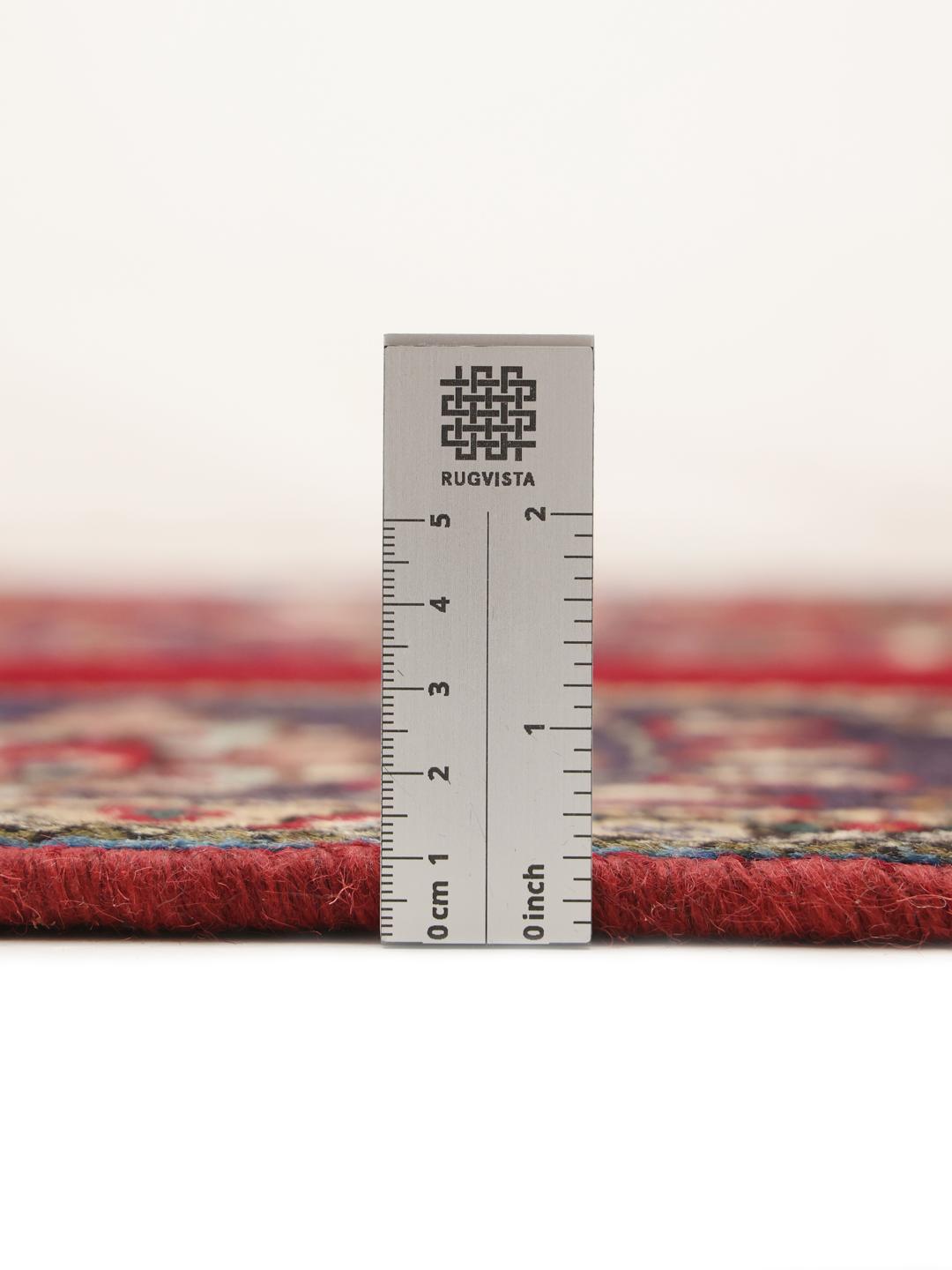 Handmade Tabriz rug from the Middle East in red