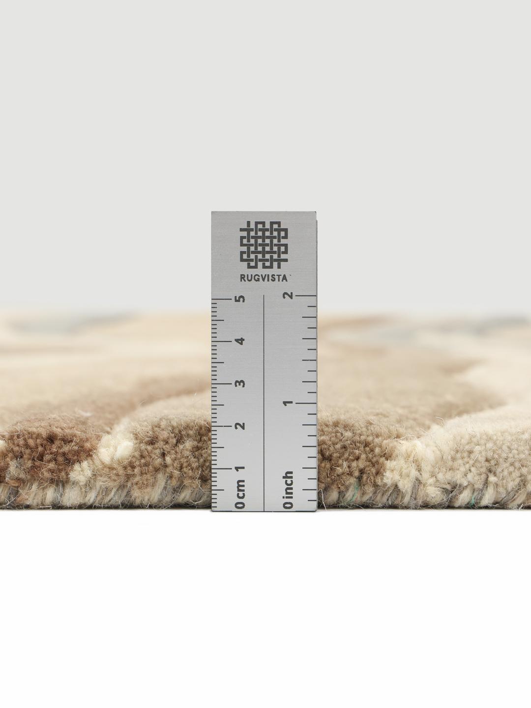 Round Rug Calm Marble Grey Beige Round Rug - Rugvista