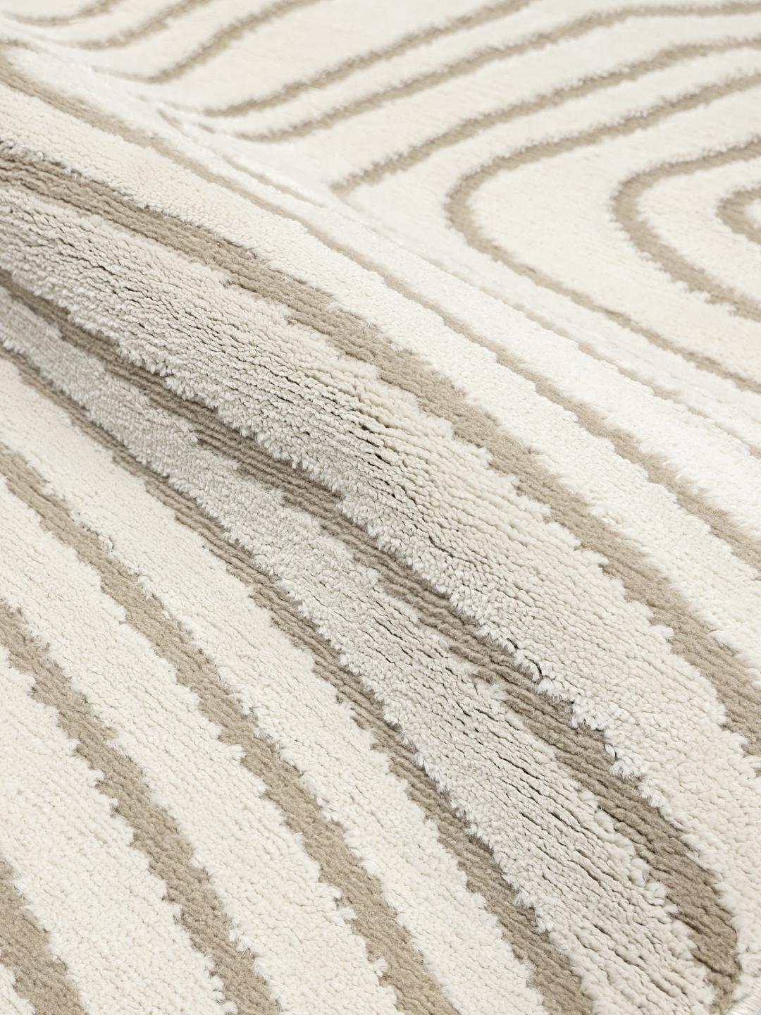 Tapis de Sol Mazovia - modèle SAHARA MODERNE - Qualité Oeko-Tex - Beige