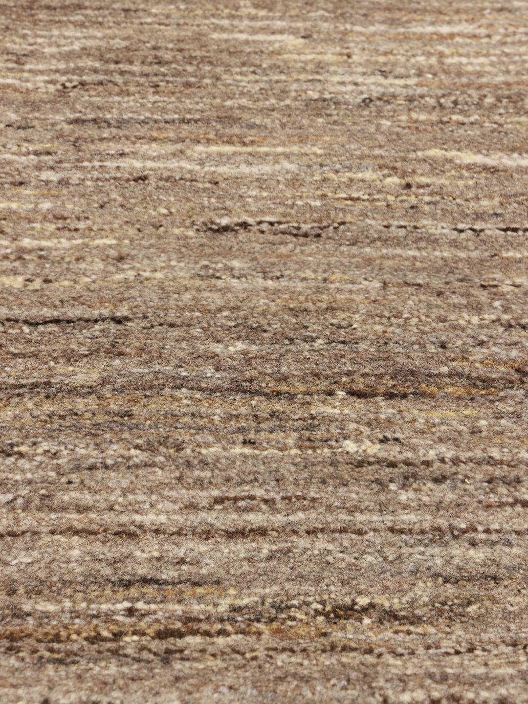 Handgeknoopt Gabbeh-tapijt uit het Midden-Oosten in beige tinten