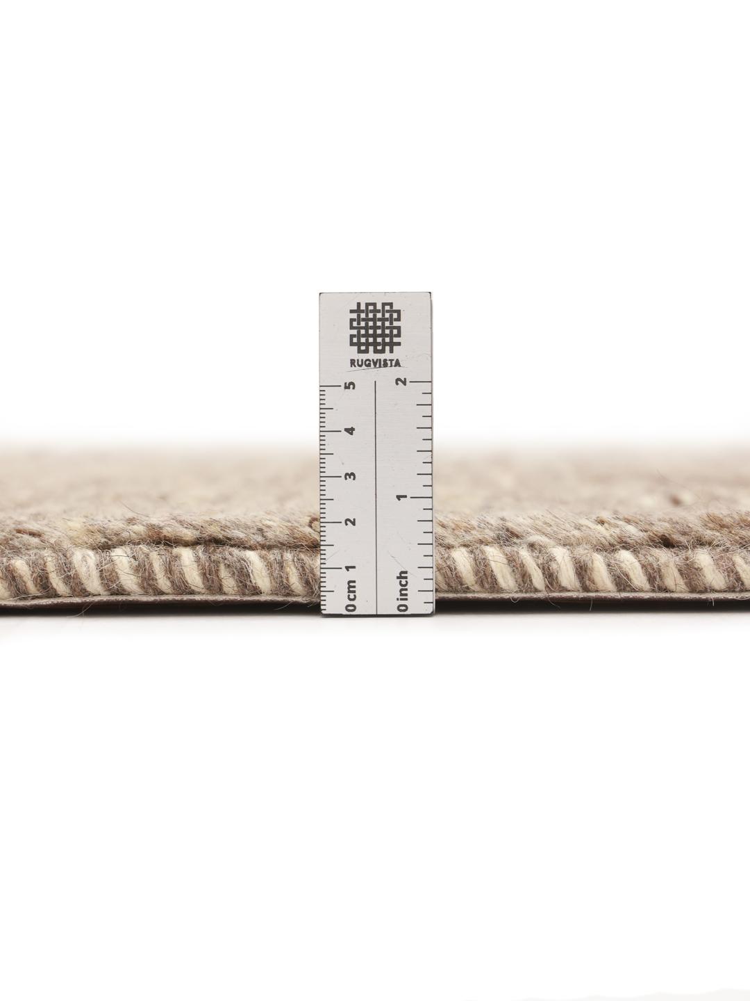 Handgeknoopt Gabbeh-tapijt uit het Midden-Oosten in beige tinten