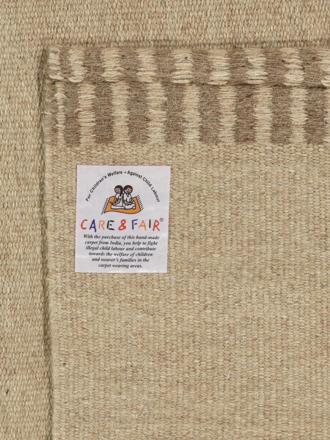 Beige løbertæppe