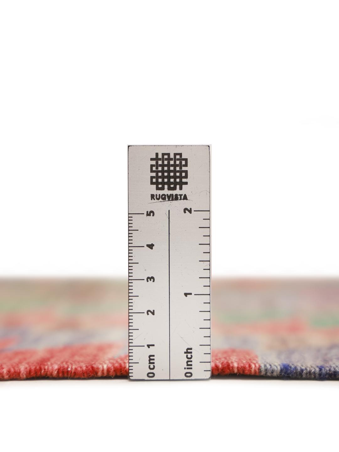 Vintage Turks Kelim-tapijt met geometrische veelkleurige patronen