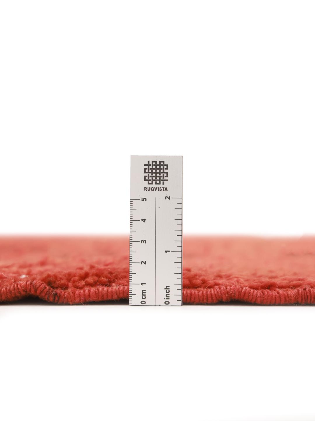 Vintage Berber Marokkaans tapijt met ruitpatroon in rood en zwart