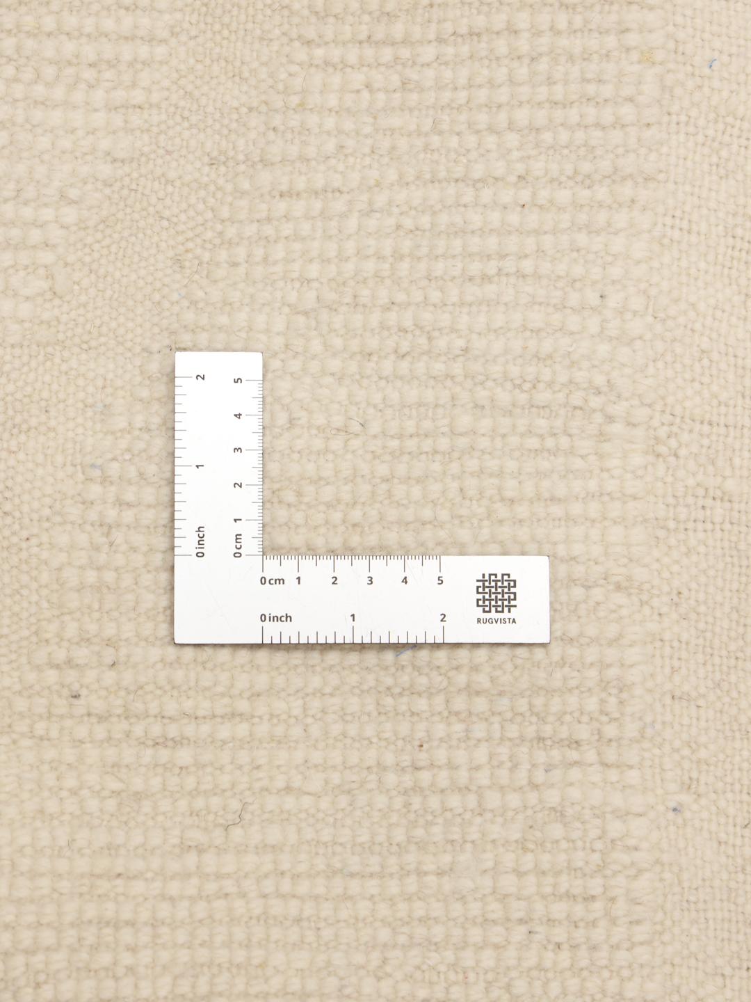Håndknyttet marokkansk Beni Ourain-tæppe i en neutral beige tone med et diamantmønster