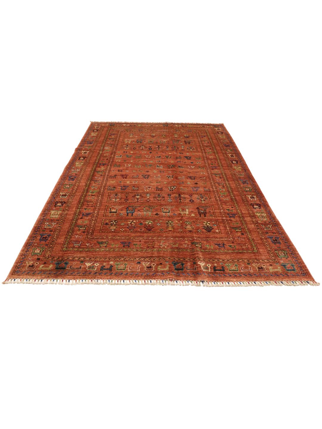Afghan red rug