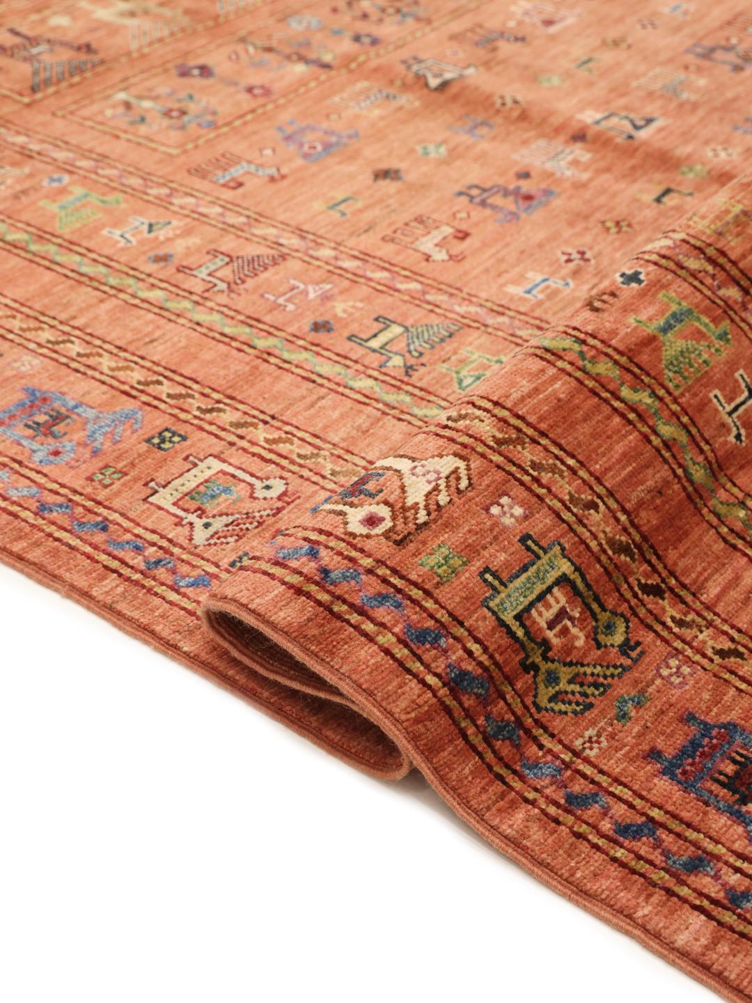 Afghan red rug