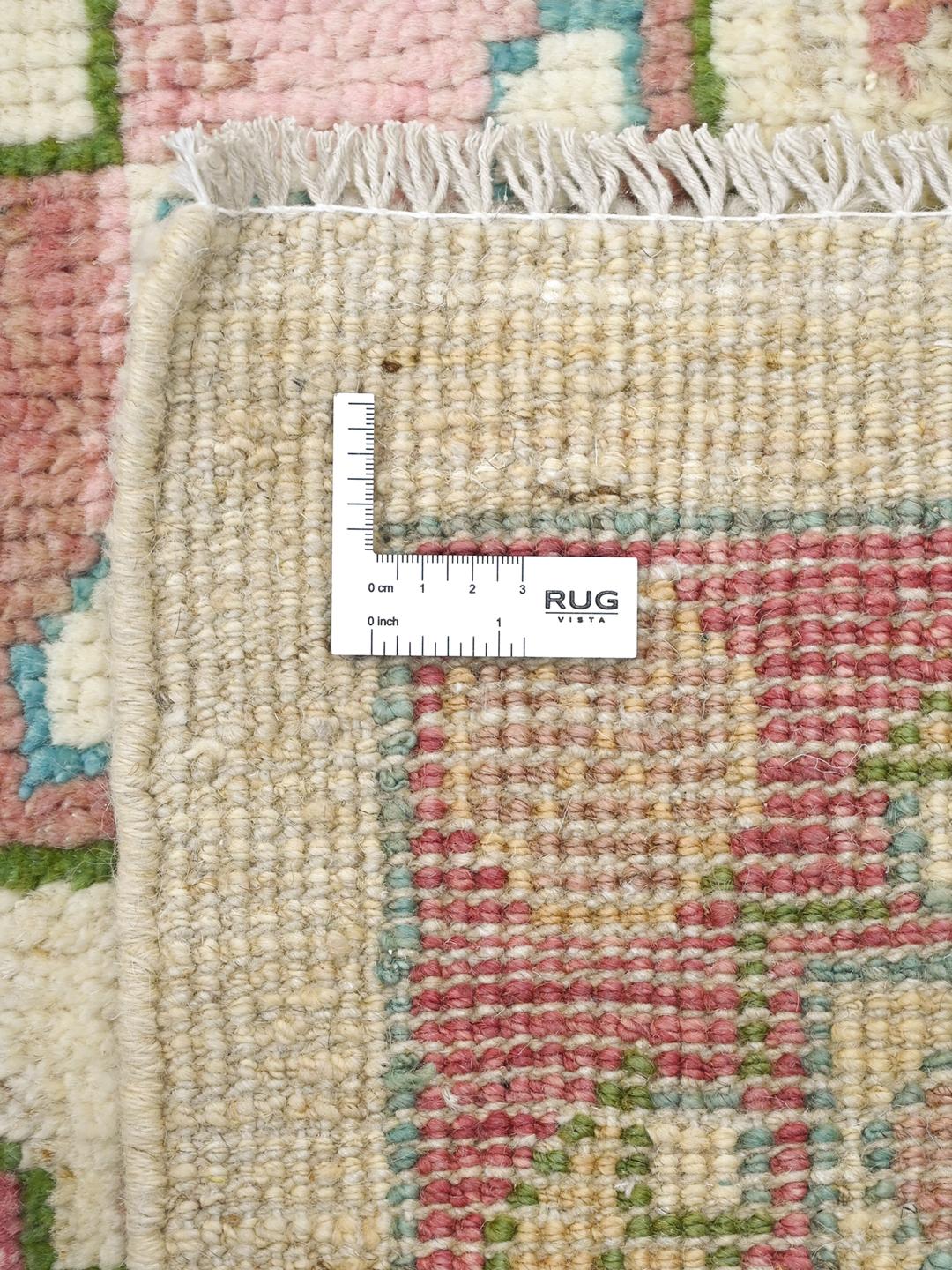 Handgeknoopt Mamluk-tapijt uit Afghanistan in beige en meerkleurig