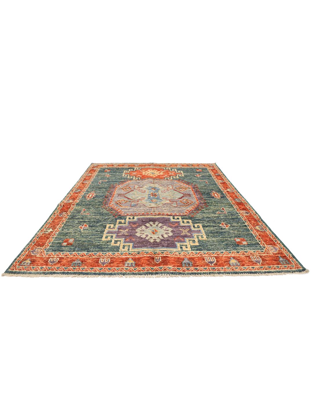 Kazak rug from Afghanistan in blue