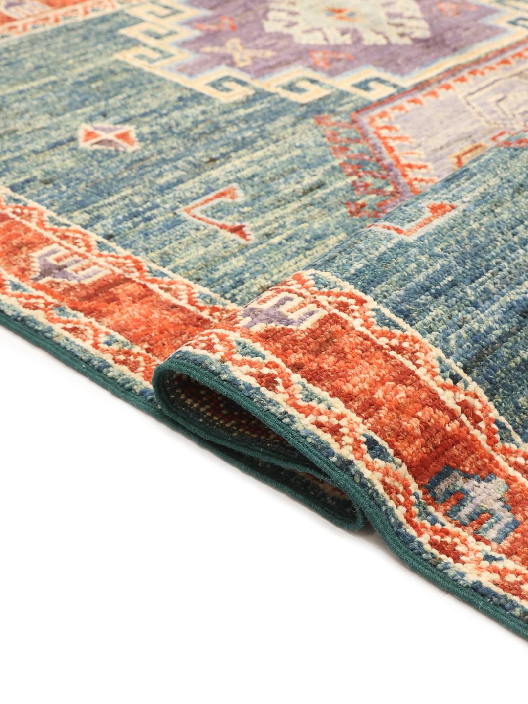 Kazak rug from Afghanistan in blue