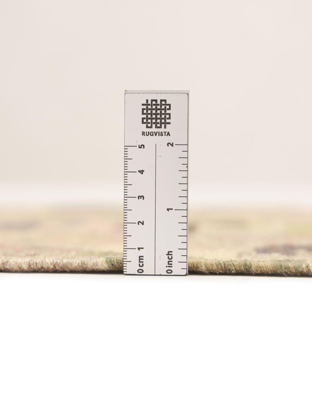 Hand-woven Afghan runner with a geometric diamond pattern in multicolour wool