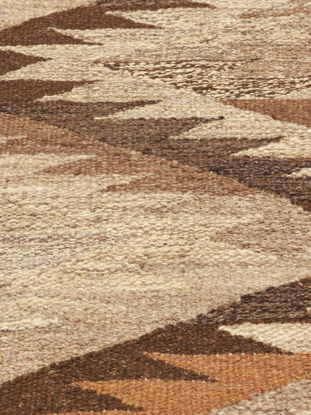 Runner rug from Afghanistan in brown