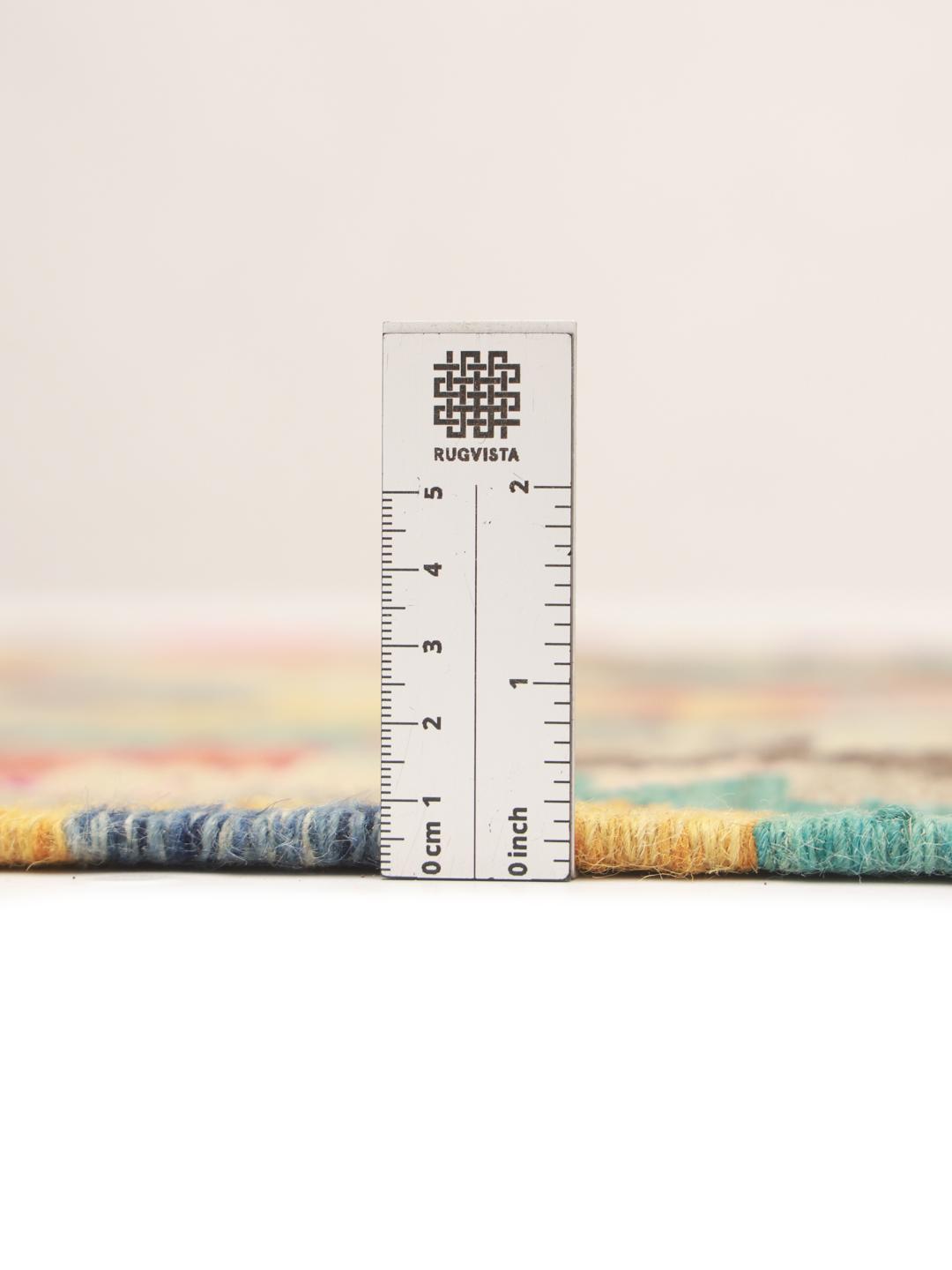 Handmade runner rug from Afghanistan in multicolor