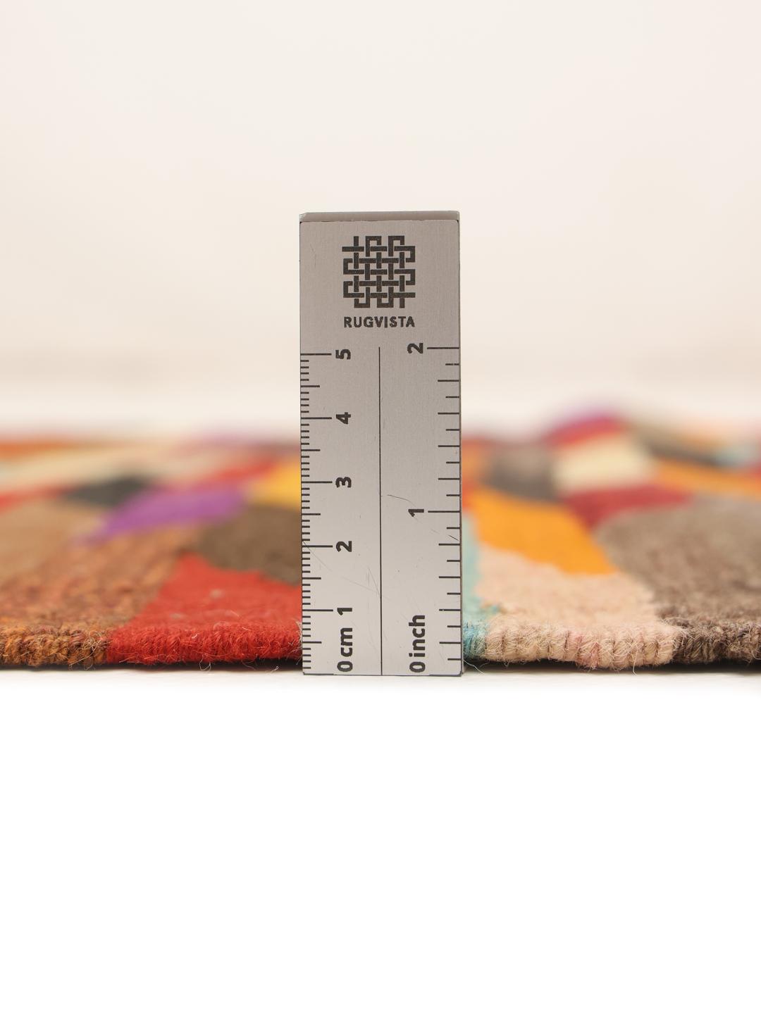 Handmade Afghan Kelim Ariana runner rug in multicolor