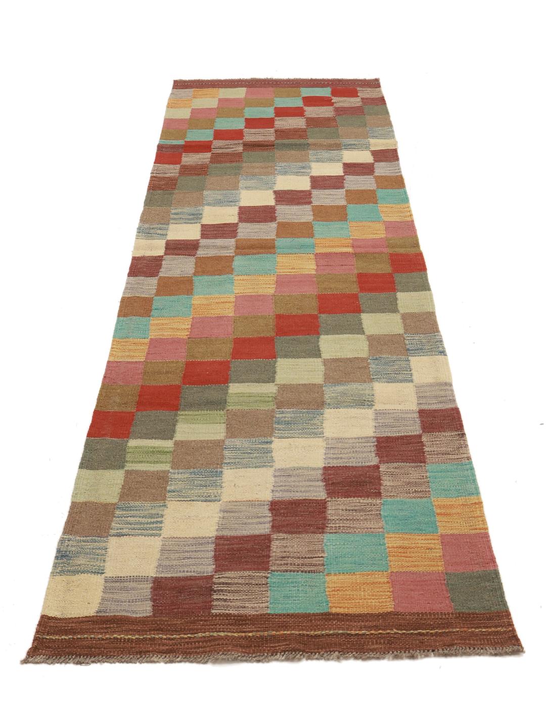 Loper uit Afghanistan in multicolor