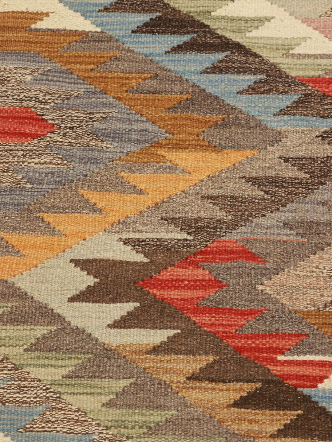 runner rug from Afghanistan in multicolour
