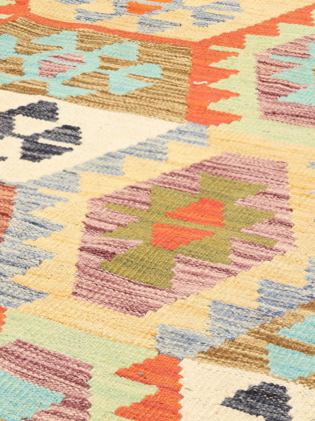 Kelim Afghan rug from Afghanistan in multicolour
