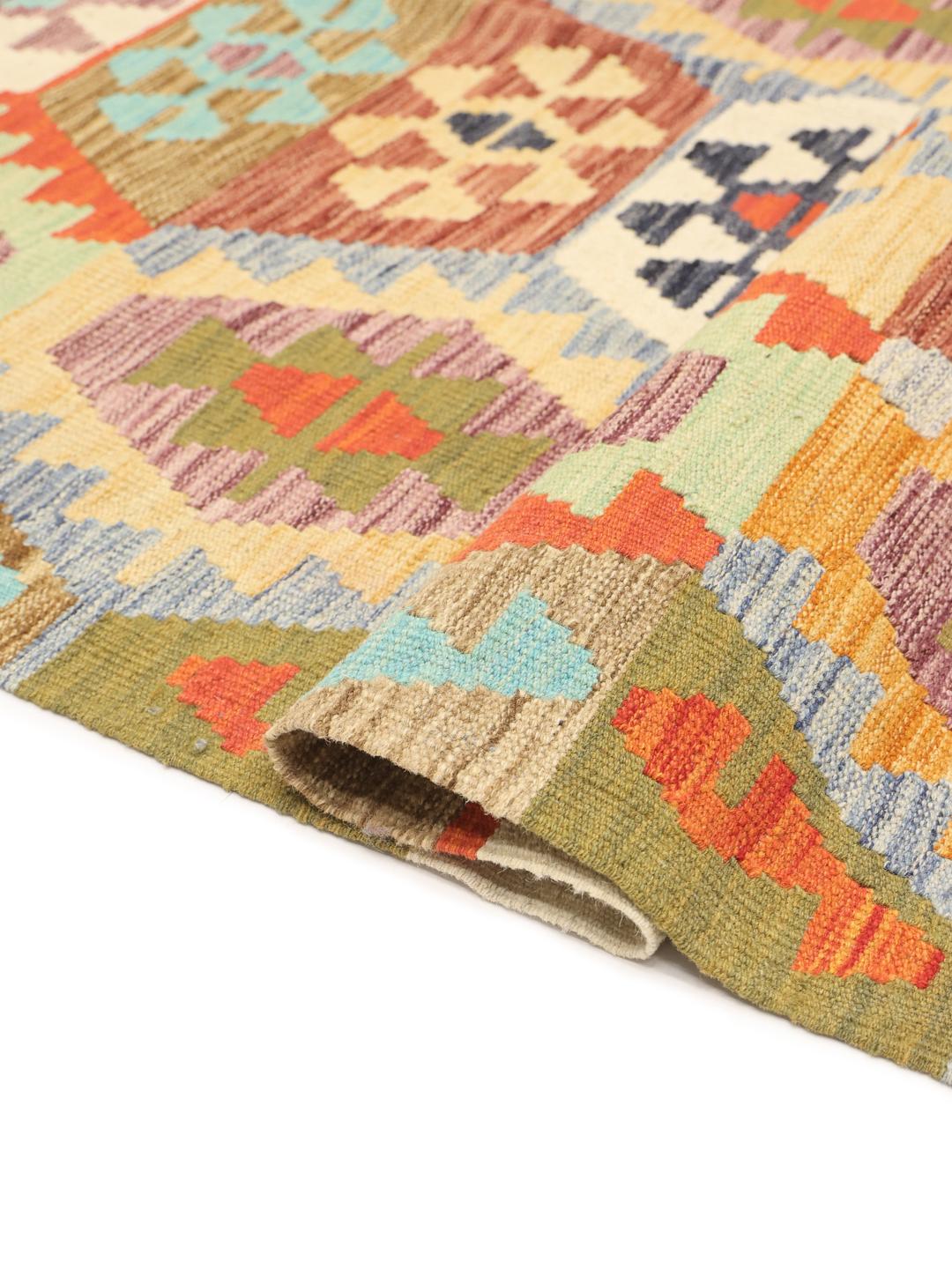 Kelim Afghan rug from Afghanistan in multicolour