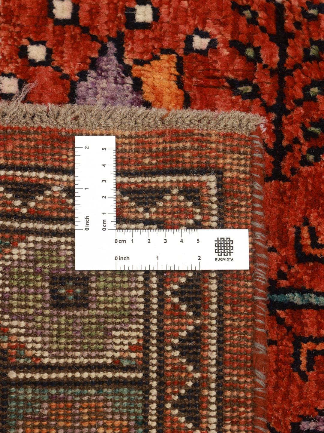 Covor Kazak lucrat manual din Afghanistan în culoare roșie